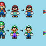 SMBHotS SMW Mario and Luigi sprites