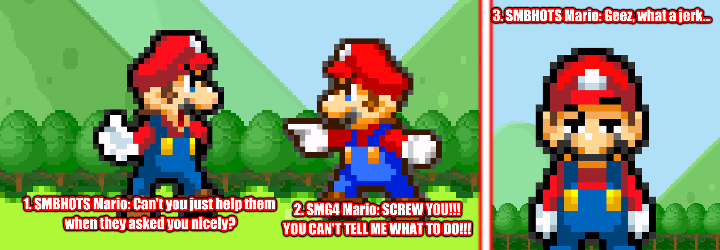 Selfish, Lazy SMG4 Mario