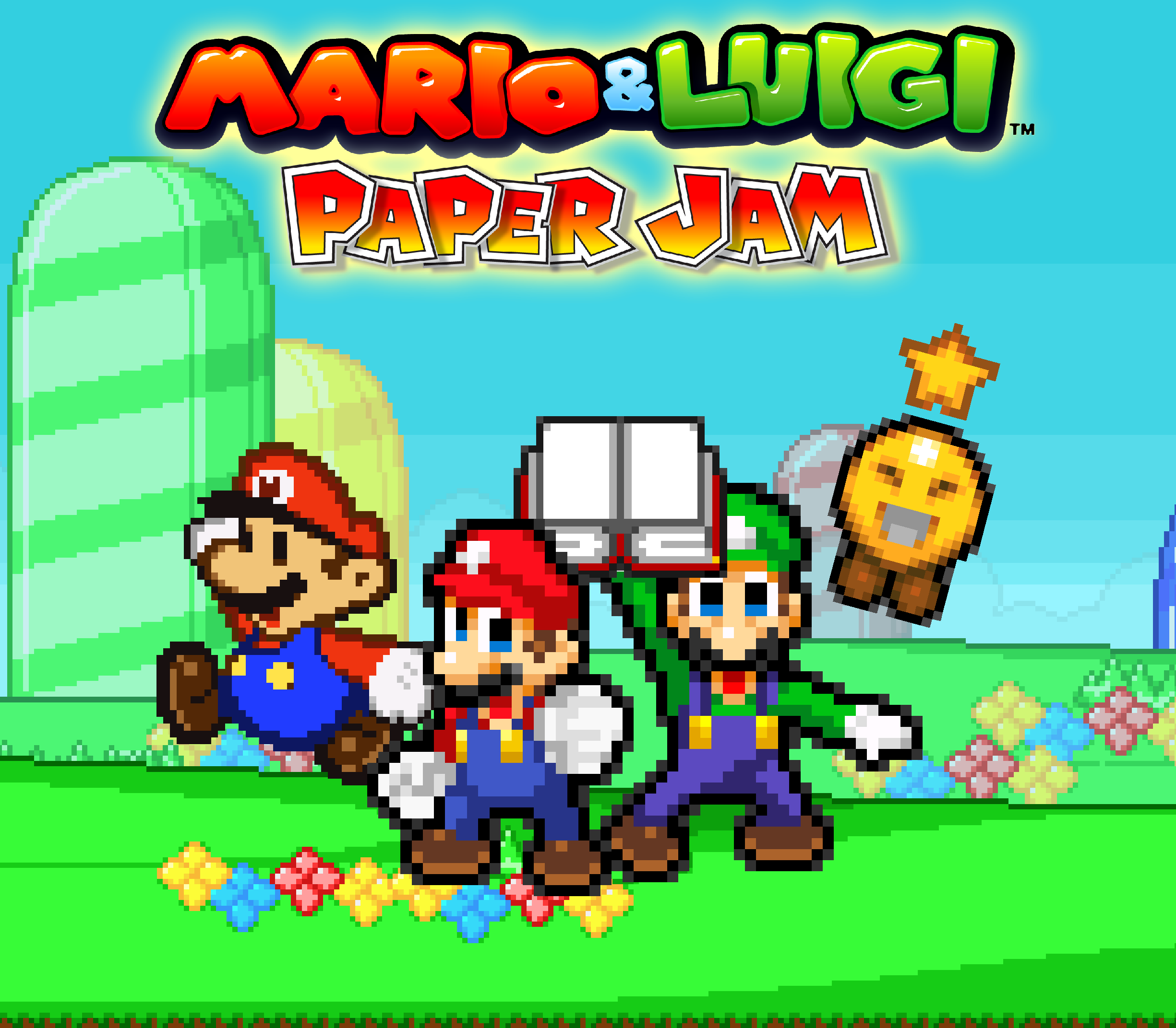 Mario and Luigi Paper Jam - Poster (My Version) by ...