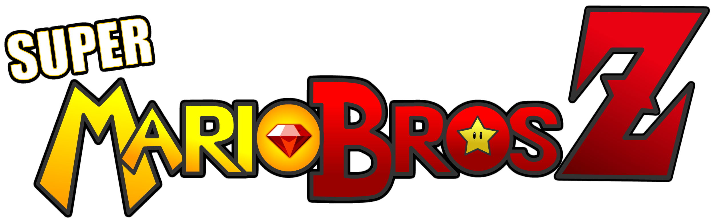 NEW Super Mario Bros Z Logo