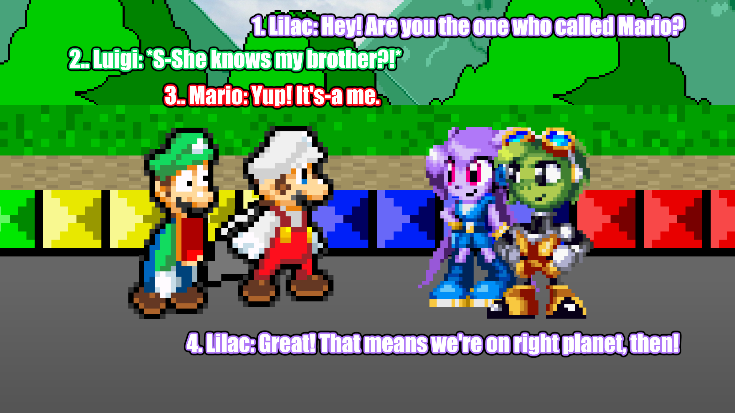 Torque Mario Art Trade - Mario Bros Meet Sash Lilac and Torque by KratosGoji91 on ...