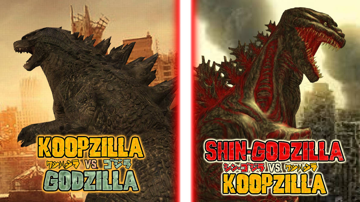 Two Different Godzillas in Two Movies by KratosGoji91 on DeviantArt