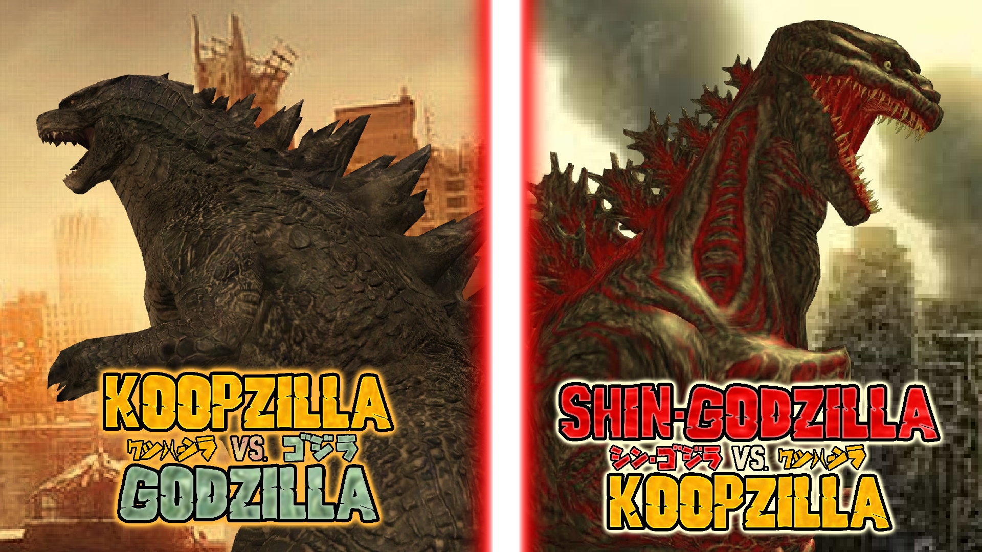 Two Different Godzillas in Two Movies