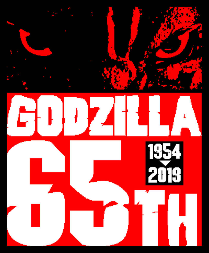 Godzilla 65 Godzilla - 65th Anniversary Logo by KratosGoji91 on DeviantArt