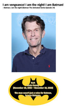 Rest in Peace... Kevin Conroy