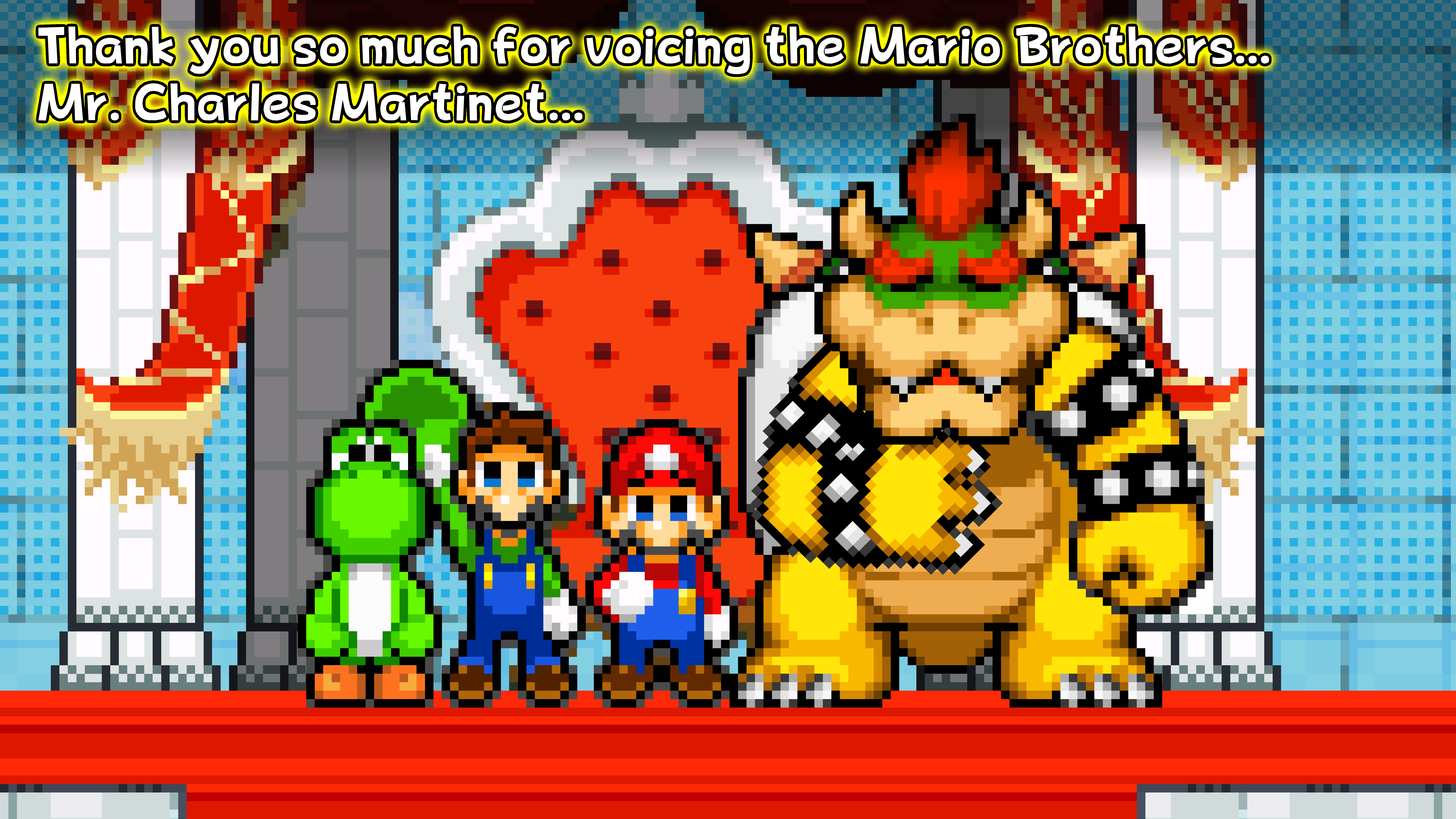 Thank you, Charles Martinet...