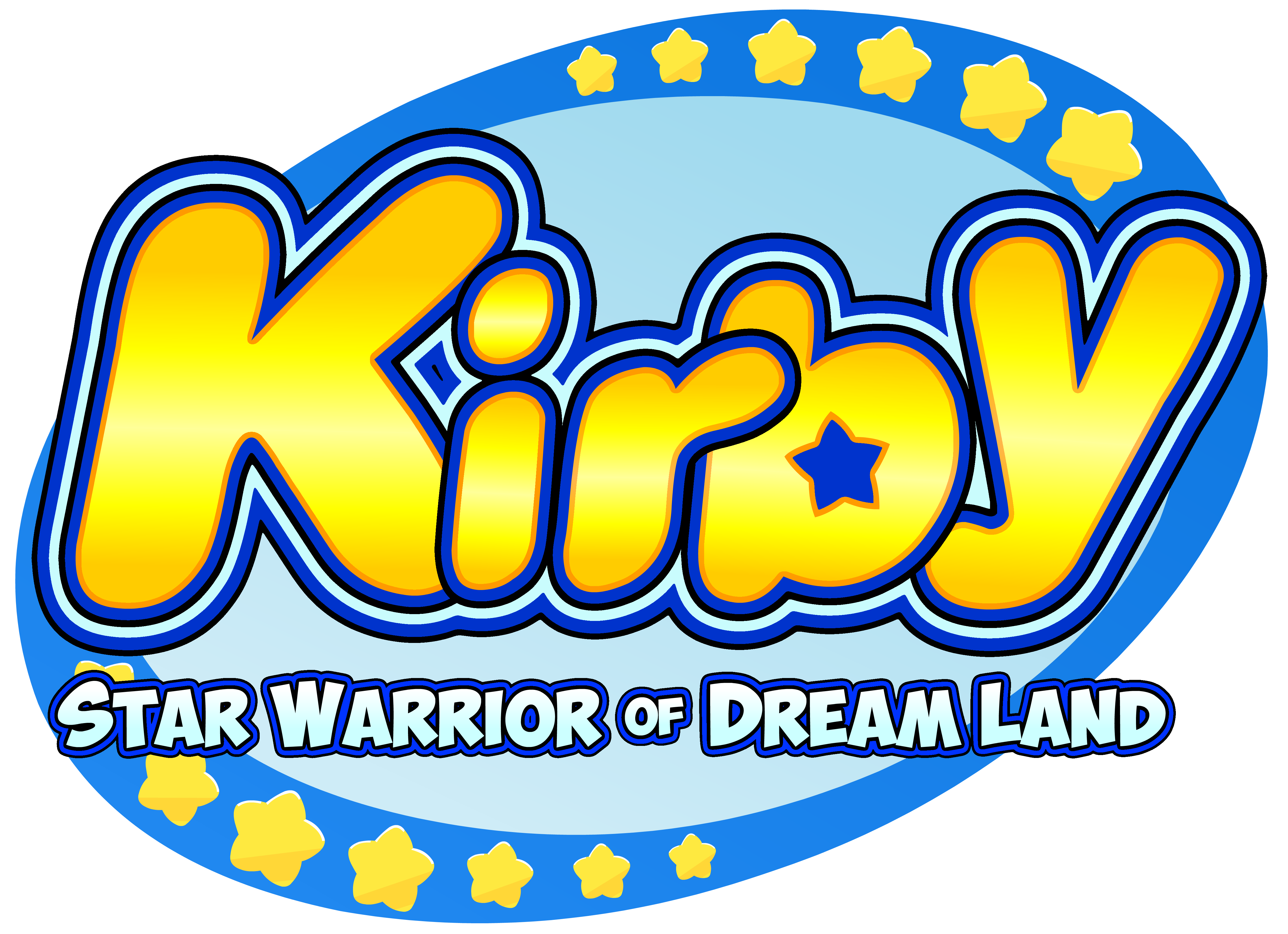 Kirby Star Warrior of Dream Land Logo V3