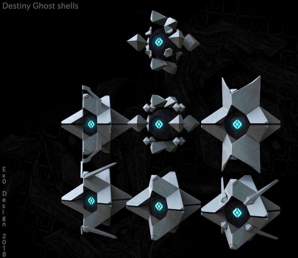 Destiny Ghost - Assorted Shells by Dutch02 on DeviantArt
