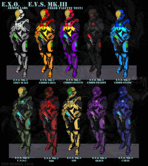 'Judicium' Concept: E.V.S. MK.III Color Palette
