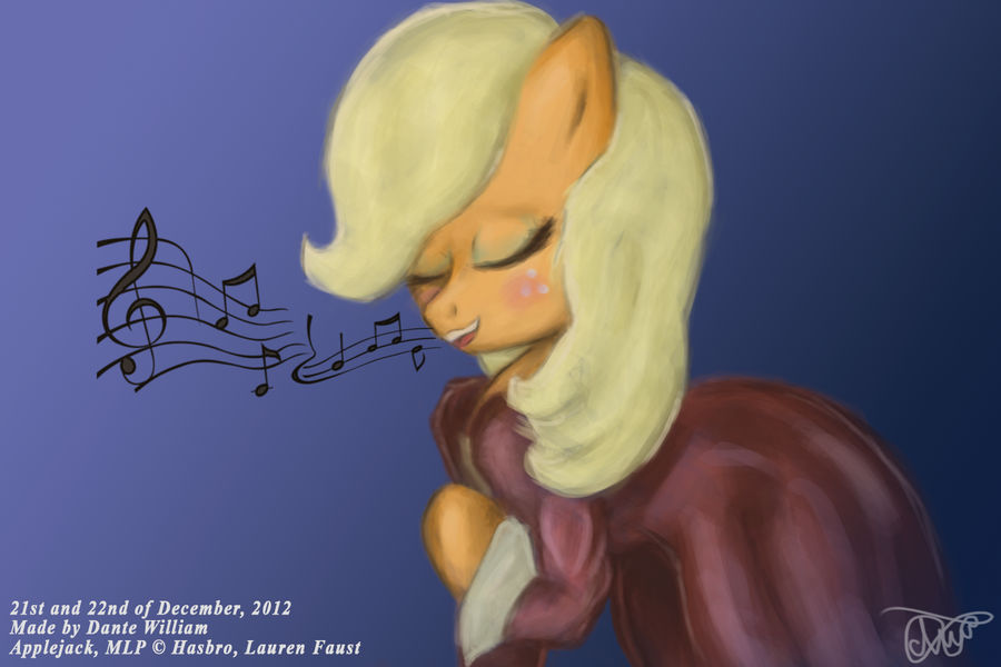 ''Four Art Days of Applejack'' - 03 - Singing