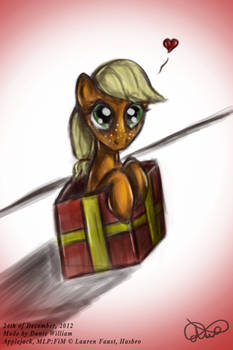 ''Four Art Days of Applejack'' - 06 - Adorable