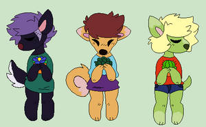 Adopt us- Anthro Puppers (1/3 open)