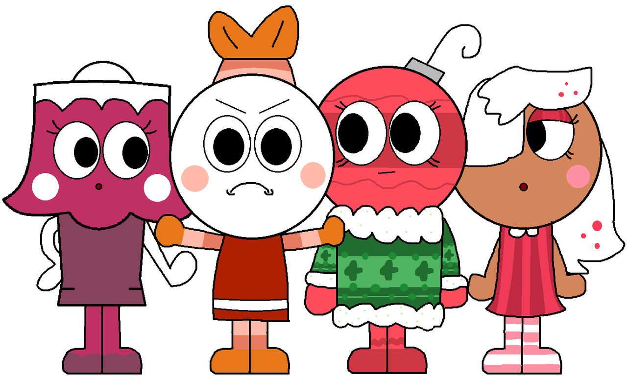 Brightney Puppet Shrimpo protects Brightney, Bobette and Ginger by mamafathia on DeviantArt