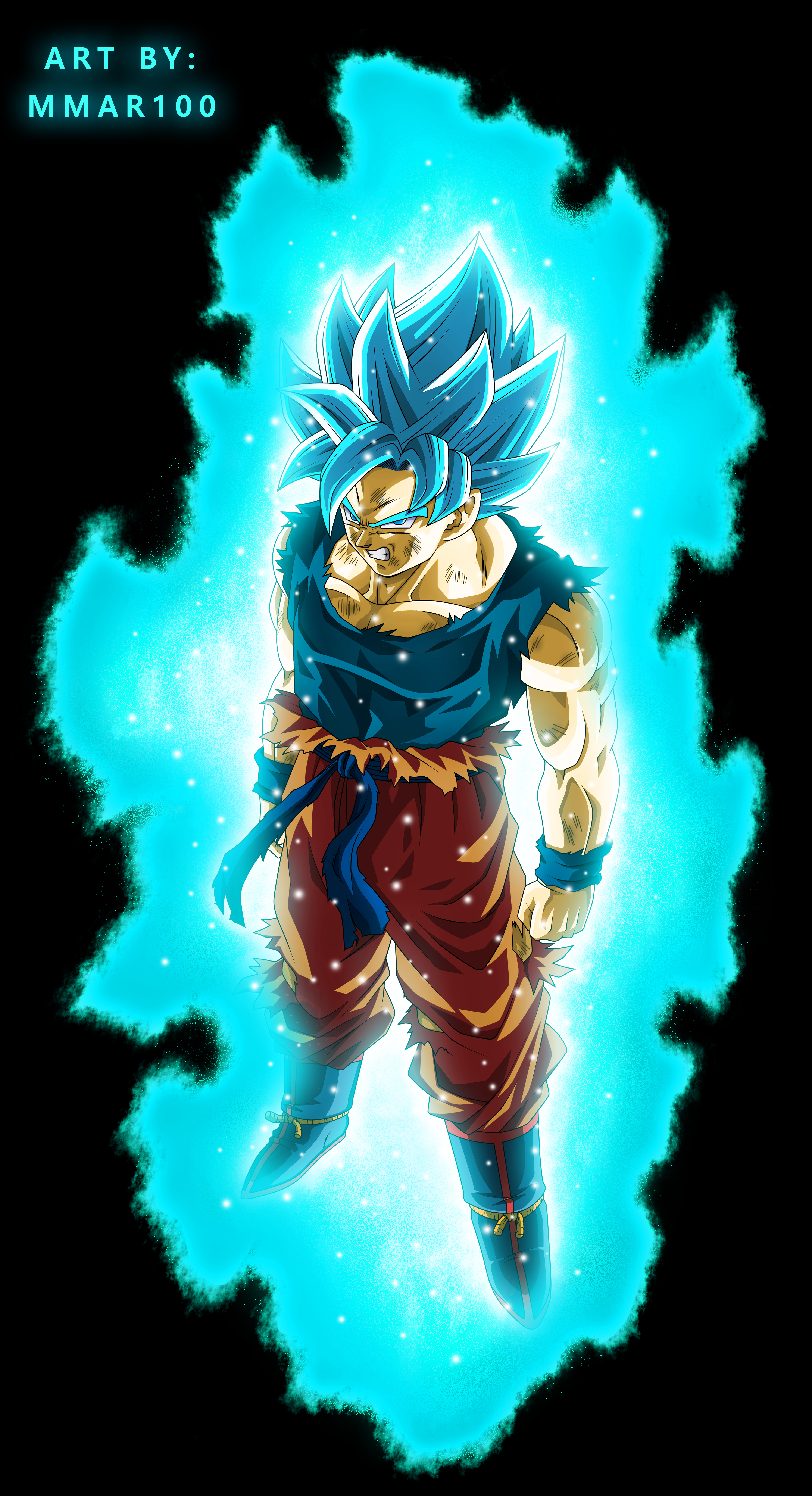 Goku Super Saiyajin Blue Full Power by gonzalossj3 on DeviantArt  Dragon  ball art goku, Dragon ball super manga, Dragon ball super art