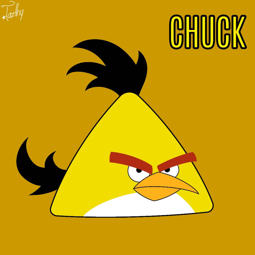 CHUCK {Angry Birds} by Tazlhy on DeviantArt