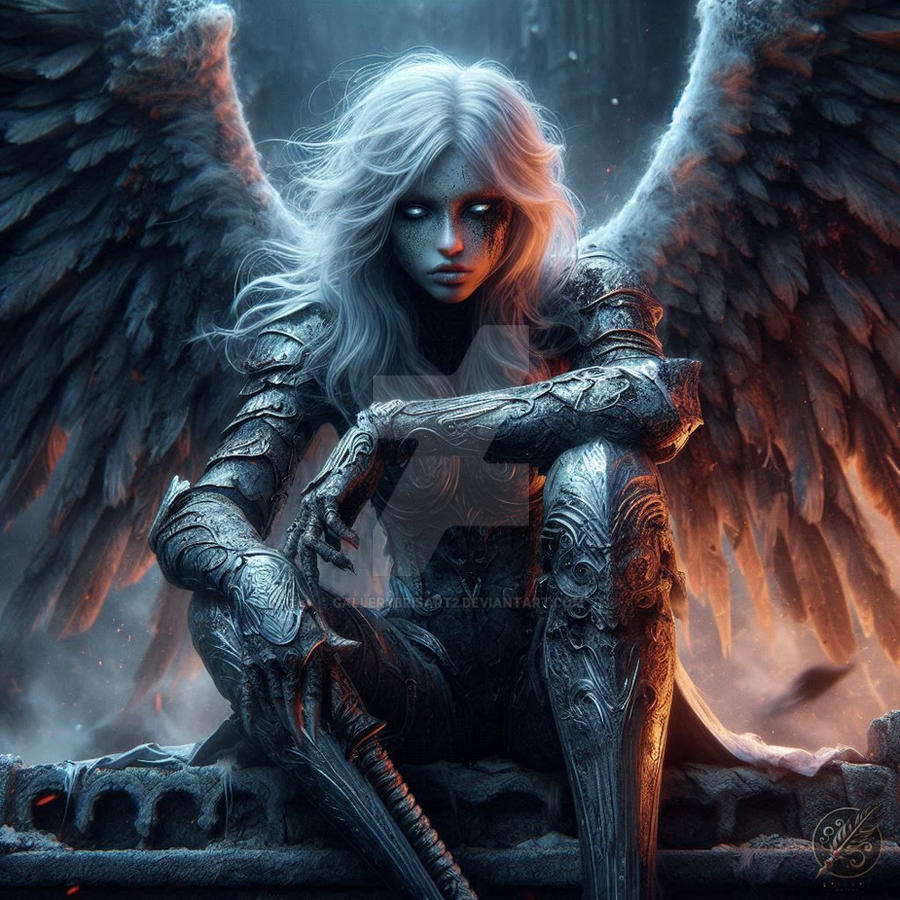 Fallen Angel Rear View Fallen Angel by GalleryBrisArt2 on DeviantArt