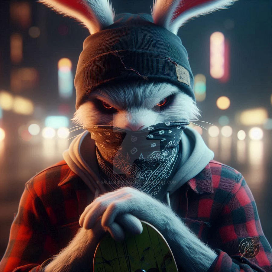 Bad Rabbit by GalleryBrisArt2 on DeviantArt