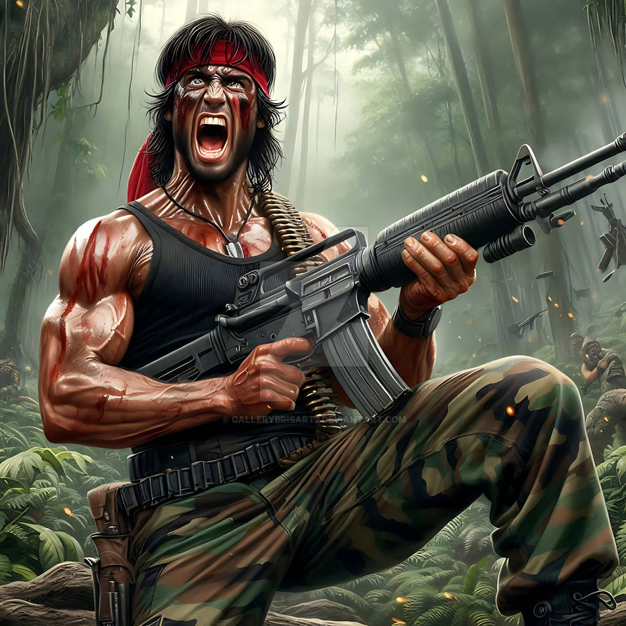 Rambo by GalleryBrisArt2 on DeviantArt