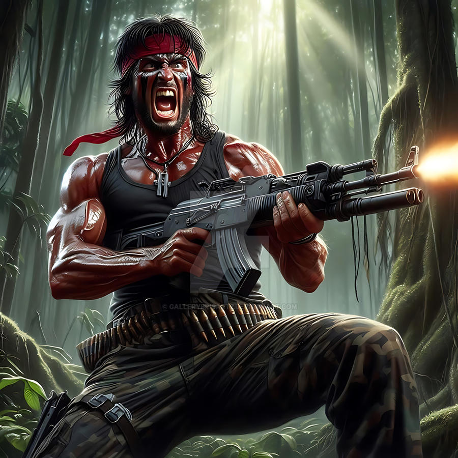 Ugly Rambo's Rambo by GalleryBrisArt2 on DeviantArt