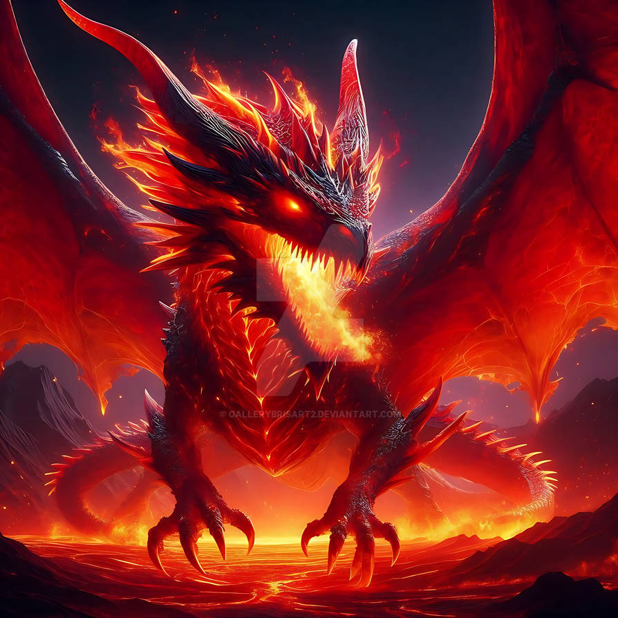 Firebender Dragon Fire Dragon by GalleryBrisArt2 on DeviantArt