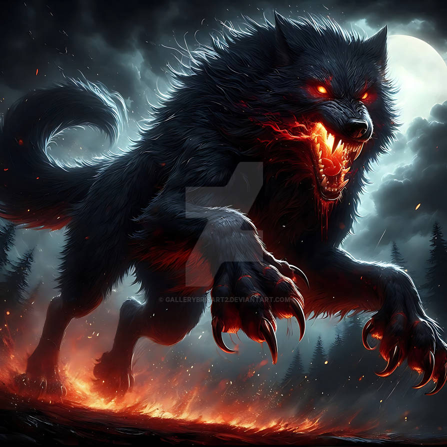 Ferocious Wolf by GalleryBrisArt2 on DeviantArt