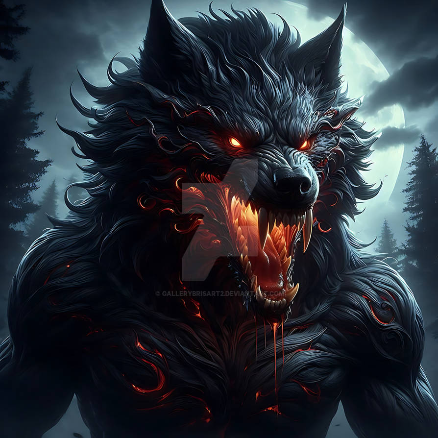 Ferocious Wolf by GalleryBrisArt2 on DeviantArt