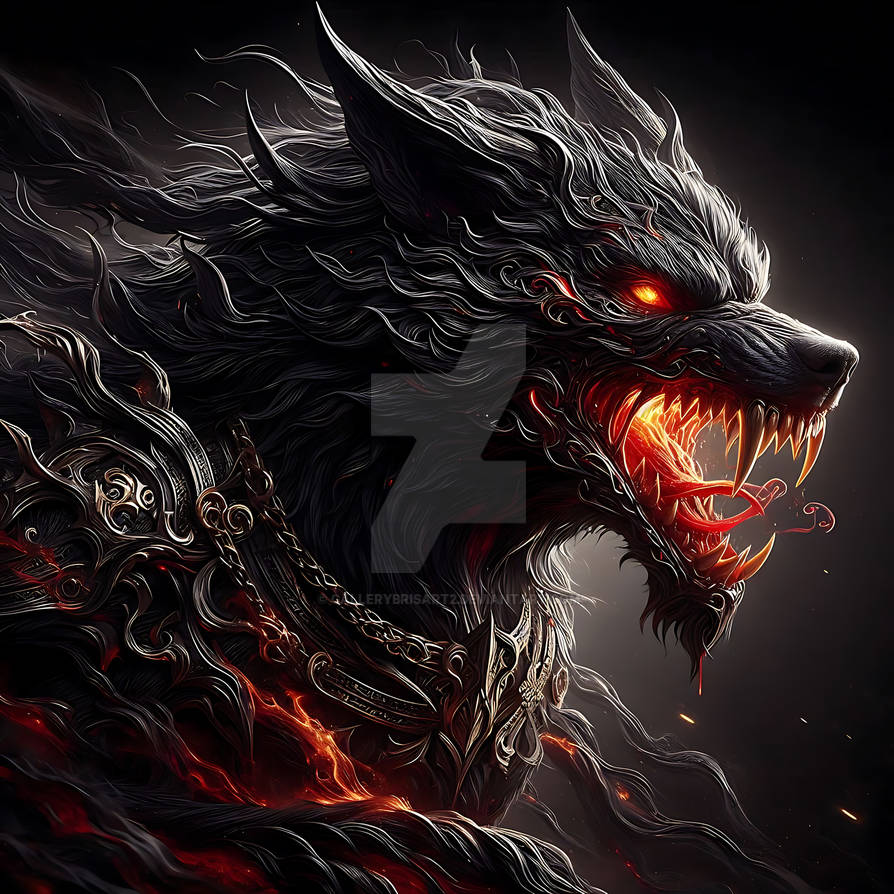 Ferocious Wolf by GalleryBrisArt2 on DeviantArt