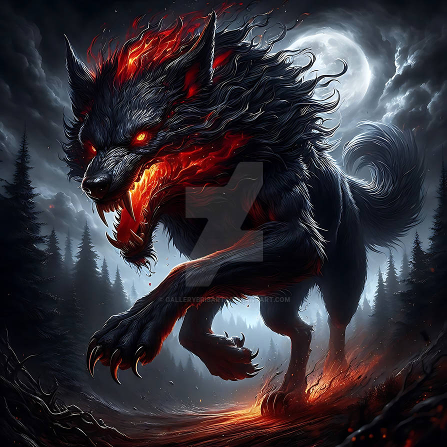 Ferocious Wolf by GalleryBrisArt2 on DeviantArt