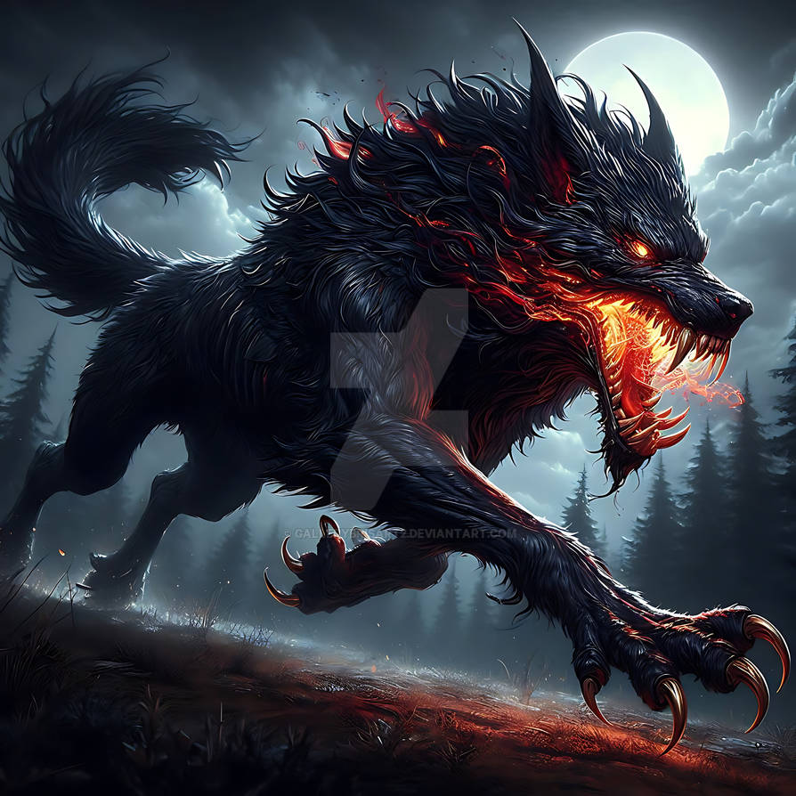 Ferocious Wolf by GalleryBrisArt2 on DeviantArt