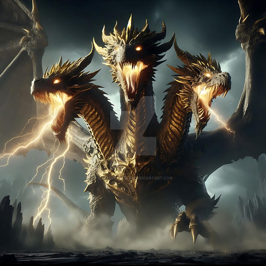 King Ghidorah By GalleryBrisArt2 On DeviantArt king-ghidorah-by-gallerybrisart2-on-deviantart