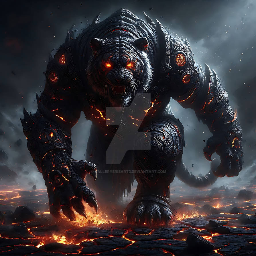 Volcano Fire Tiger by GalleryBrisArt2 on DeviantArt