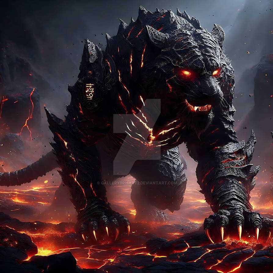 Volcano Fire Tiger by GalleryBrisArt2 on DeviantArt