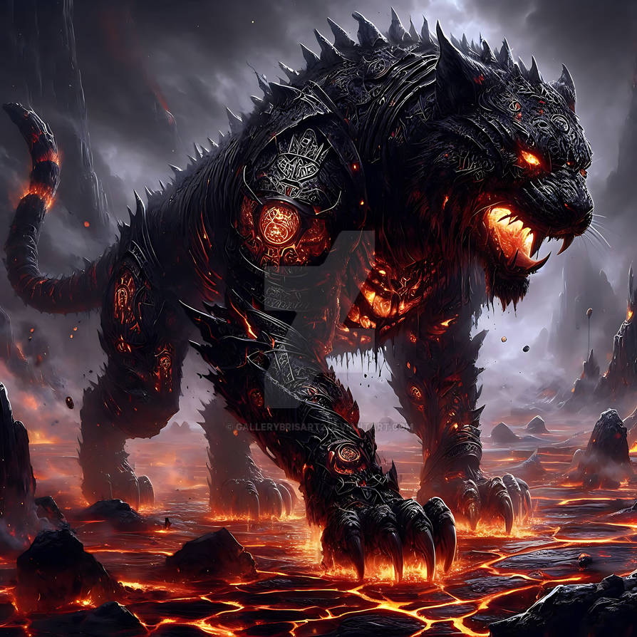 Volcano Fire Tiger by GalleryBrisArt2 on DeviantArt