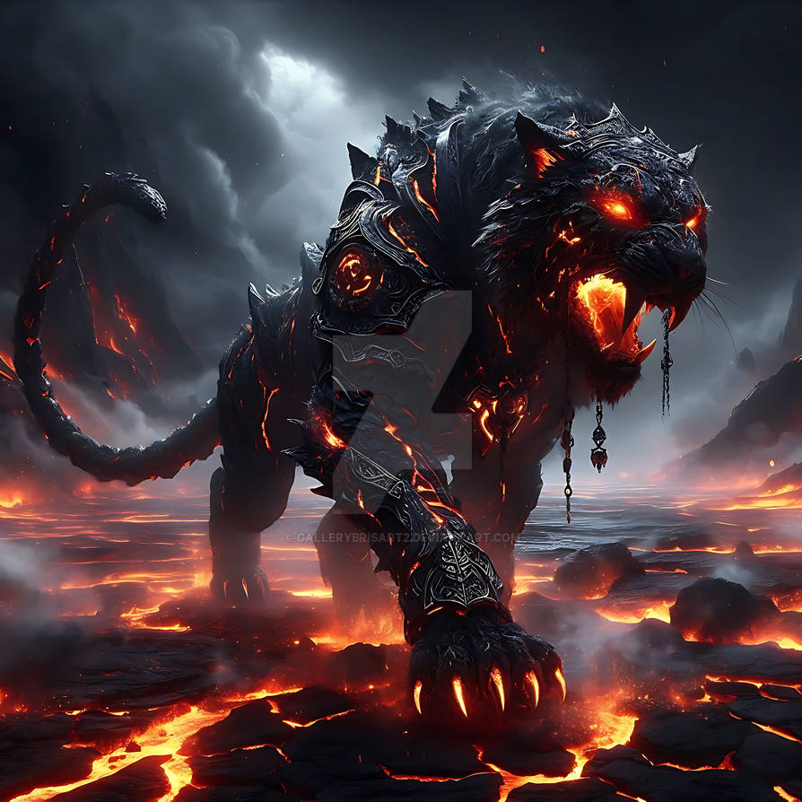 Volcano Fire Tiger by GalleryBrisArt2 on DeviantArt