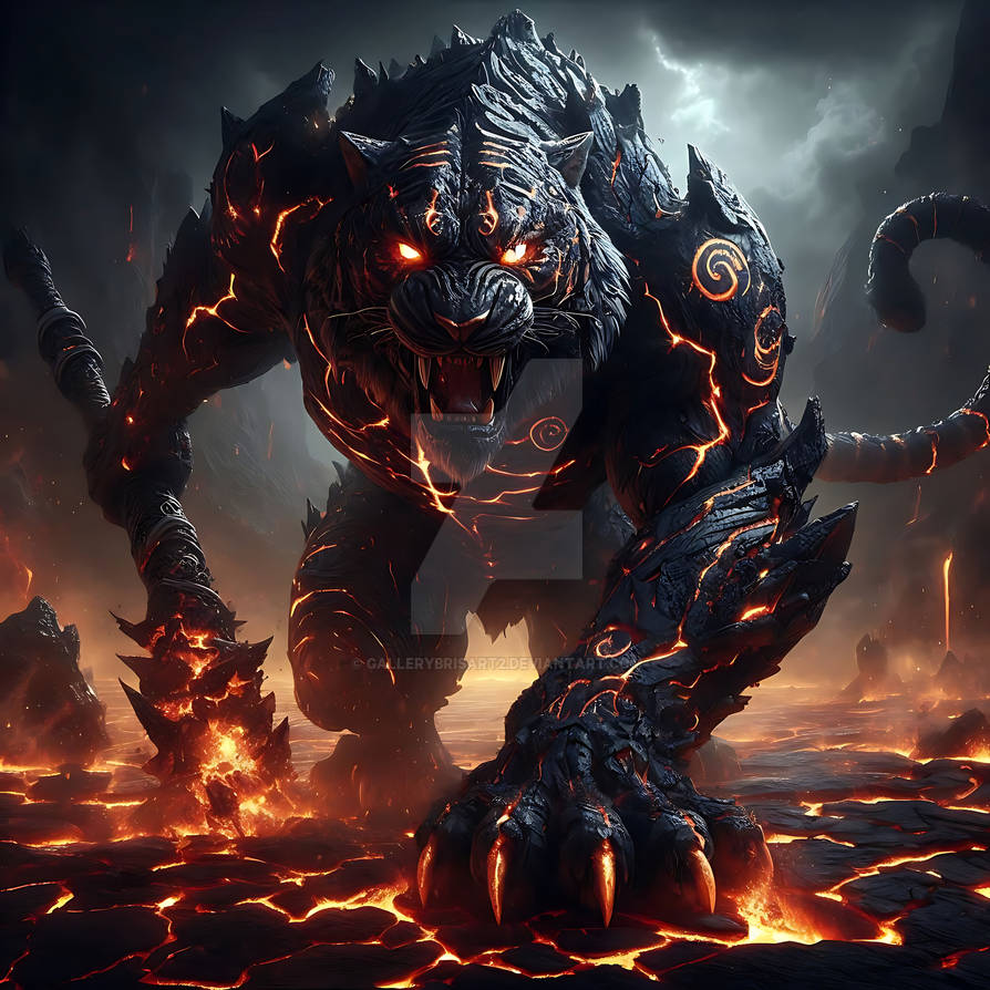 Volcano Fire Tiger by GalleryBrisArt2 on DeviantArt