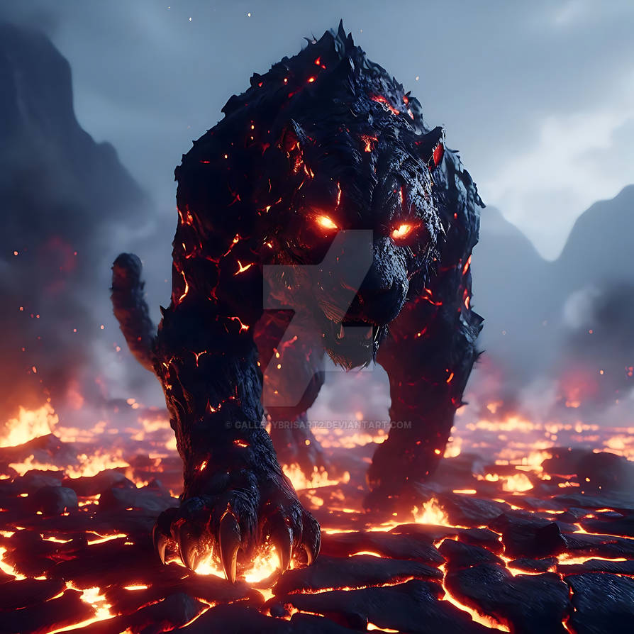 Volcano Fire Tiger by GalleryBrisArt2 on DeviantArt