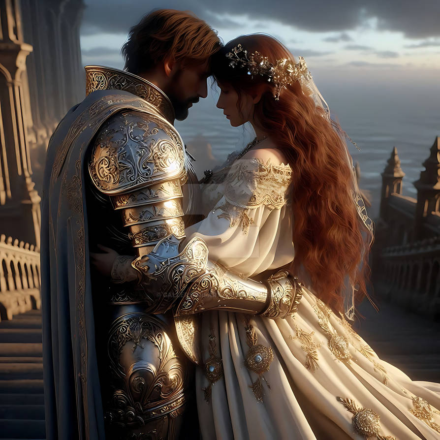 Knight and Lady by GalleryBrisArt2 on DeviantArt