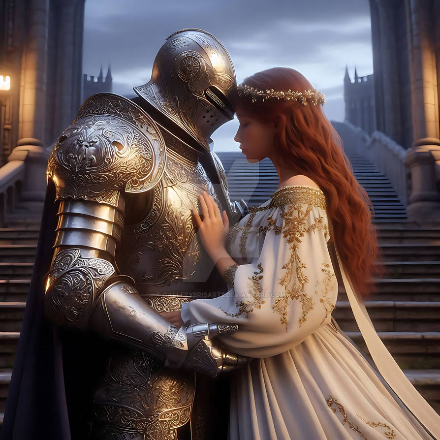 Knight and Lady by GalleryBrisArt2 on DeviantArt