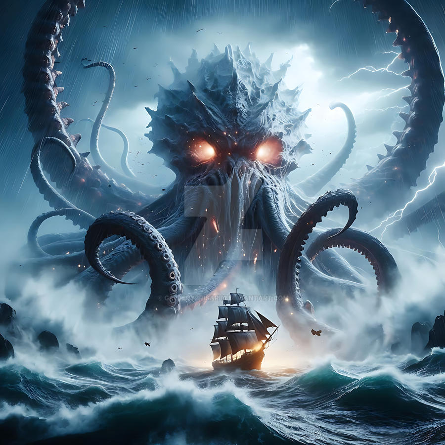 Kraken Sea Monster By GalleryBrisArt2 On DeviantArt kraken-sea-monster-by-gallerybrisart2-on-deviantart