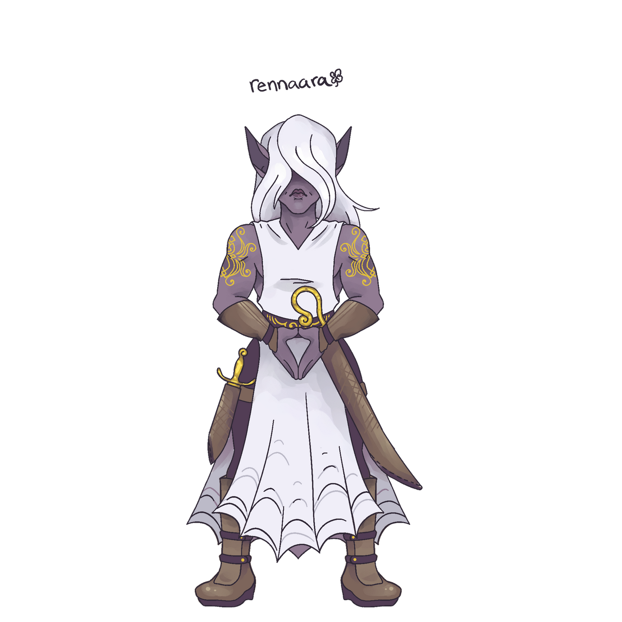 Drow Fighter (Free DnD tokens, Alt. version below) by RenNaara on ...