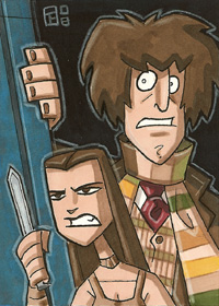 The Doctor and Leela