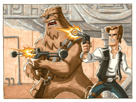 Han and Chewie