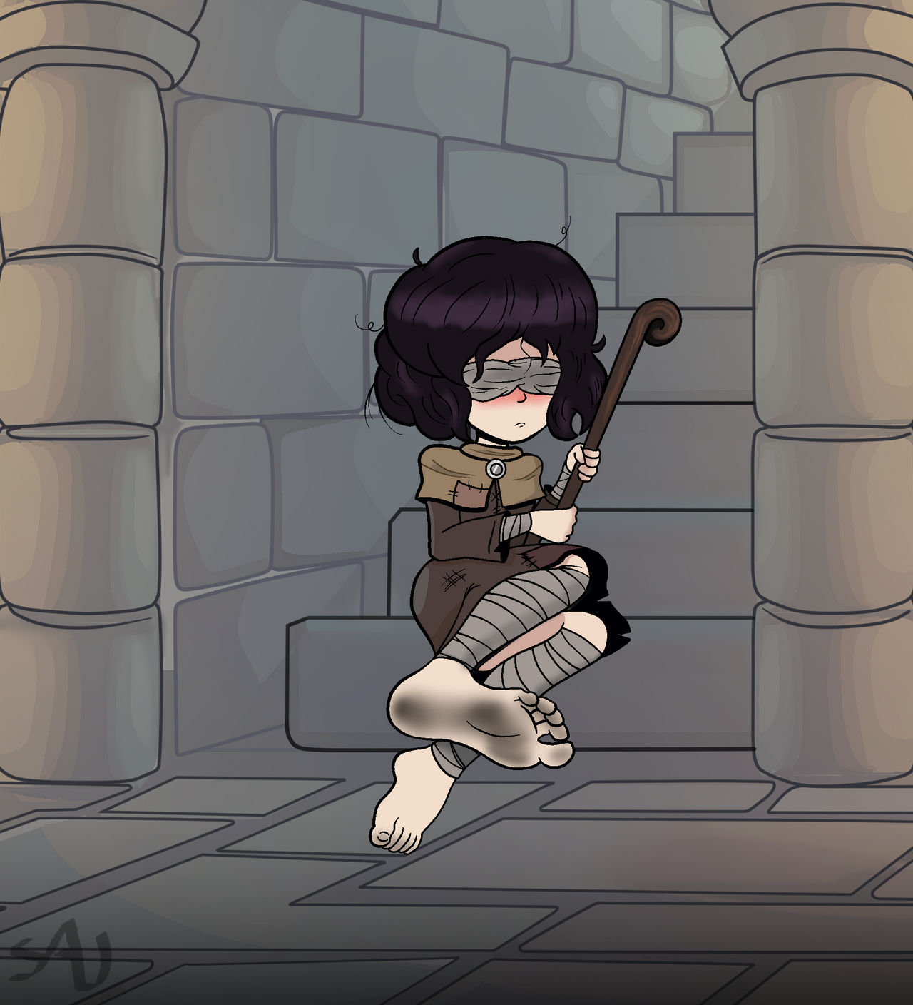 A Witch's Dark Soles
