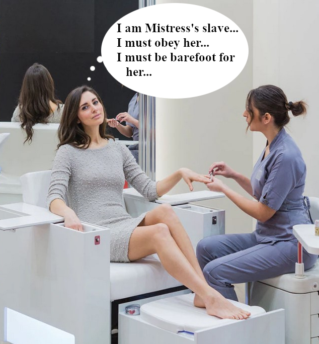 Barefoot And Brainwashed At The Spa