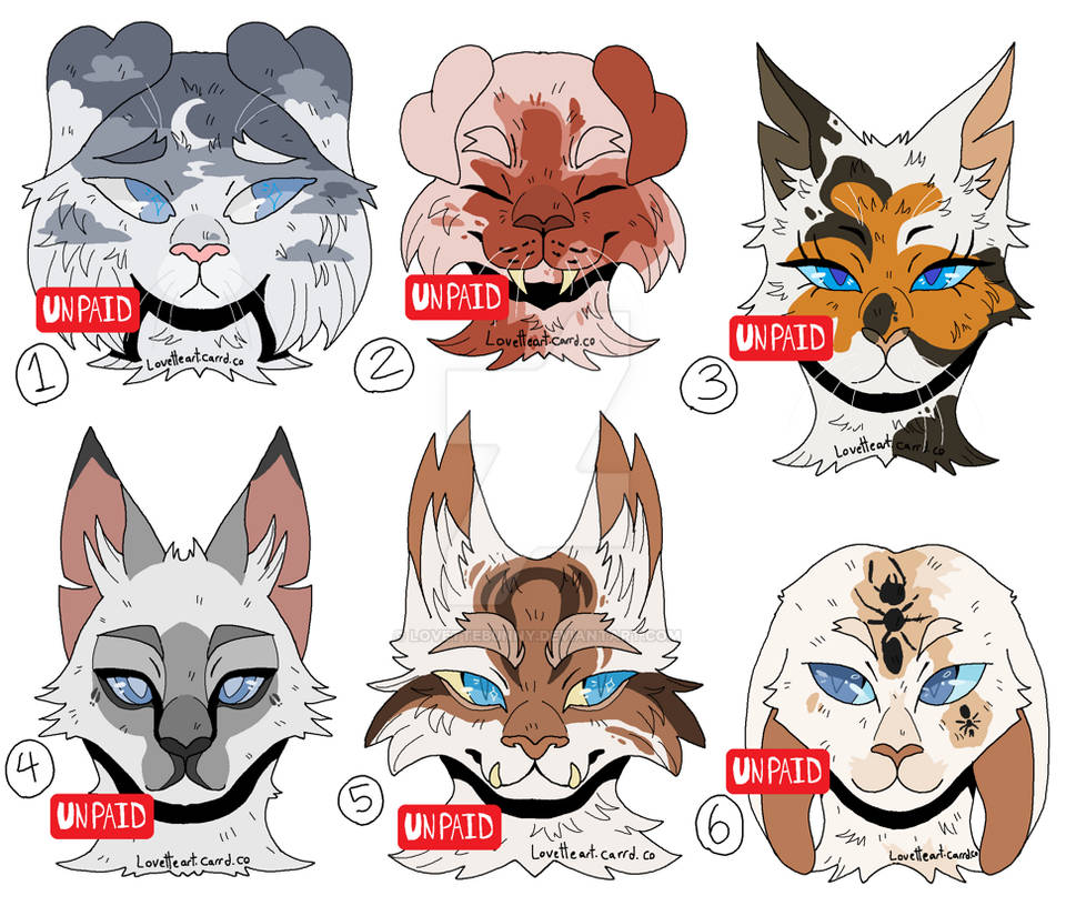 Cat Adopts #186 OPEN by LovetteBunny on DeviantArt