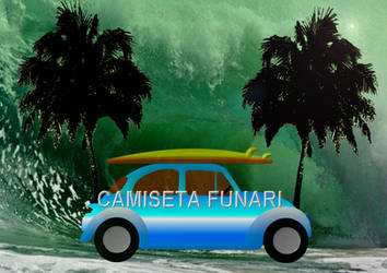 fusca surf onda coqueiro praia