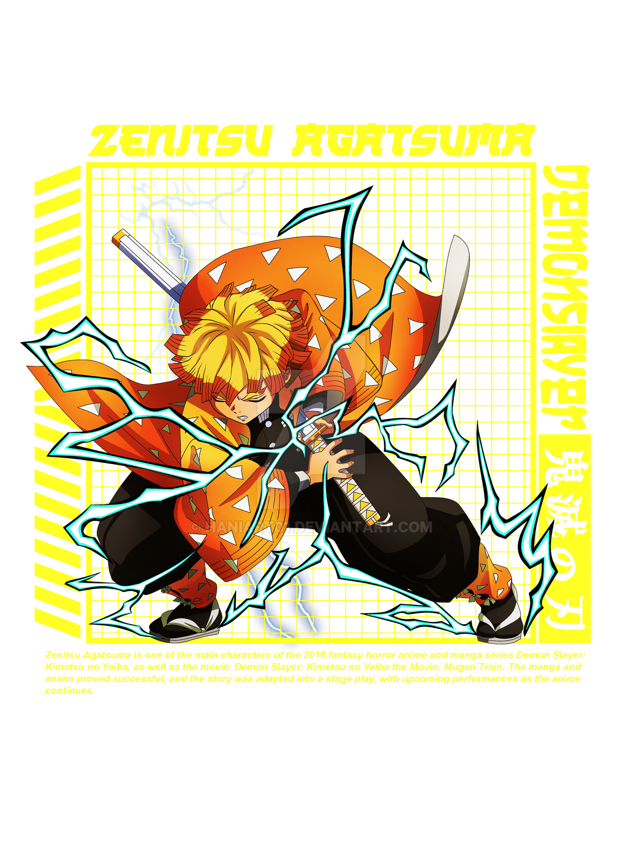 Zunitso Zenitsu Agatsuma Demon Slayer by HaniArt01 on DeviantArt