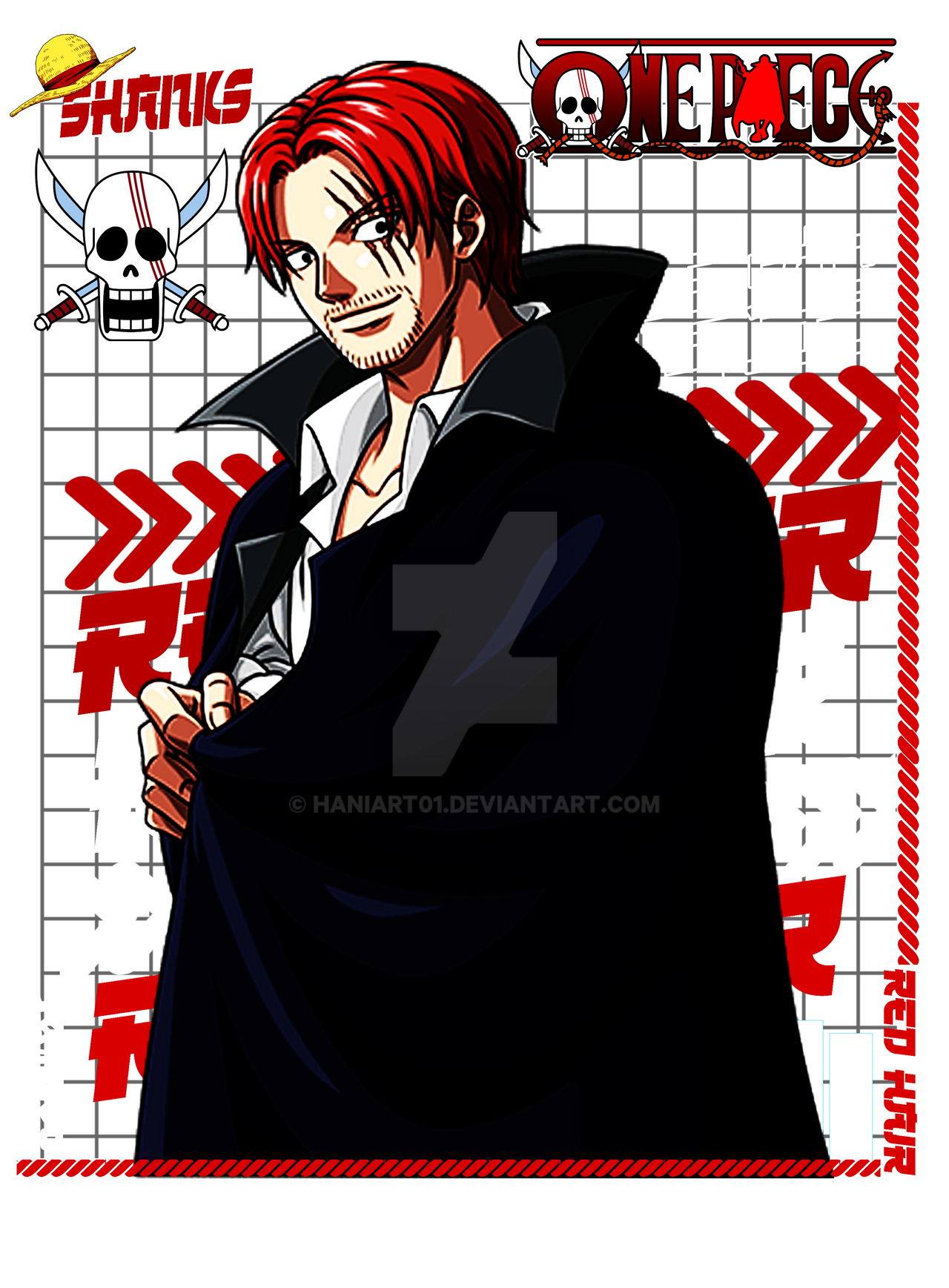 THE RED HAIR Shanks. one piece Png by HaniArt01 on DeviantArt
