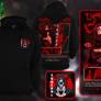 uchiha itachi front and back tshirt/hoodie Design