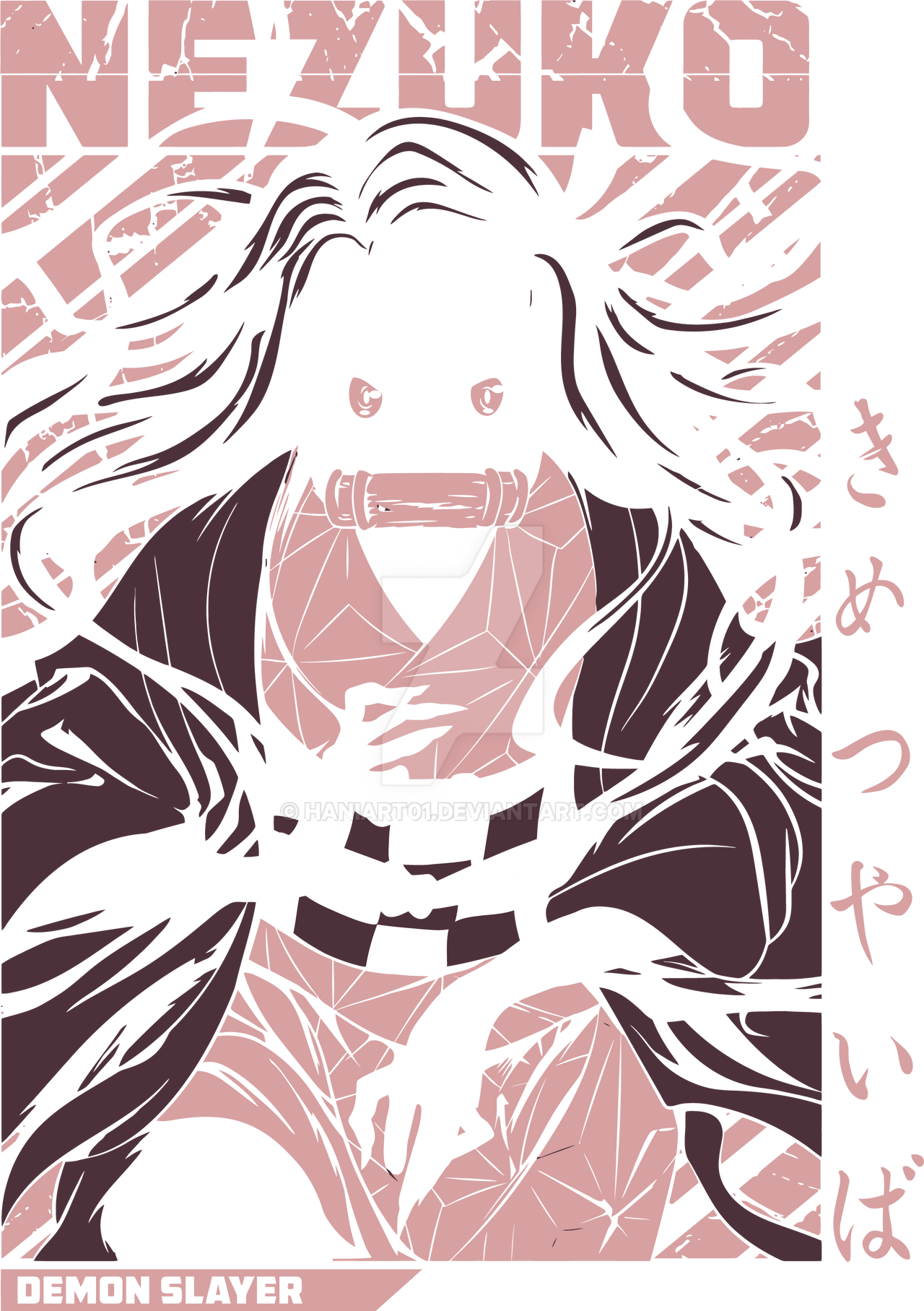 Nezuko Layout Demon Slayer Nezuko Png Design ready to print/use by HaniArt01 on ...
